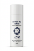 LENKA SKIN LAB Hydrating Toner 250 ml, white bottle with navy blue lettering, close-up on white background